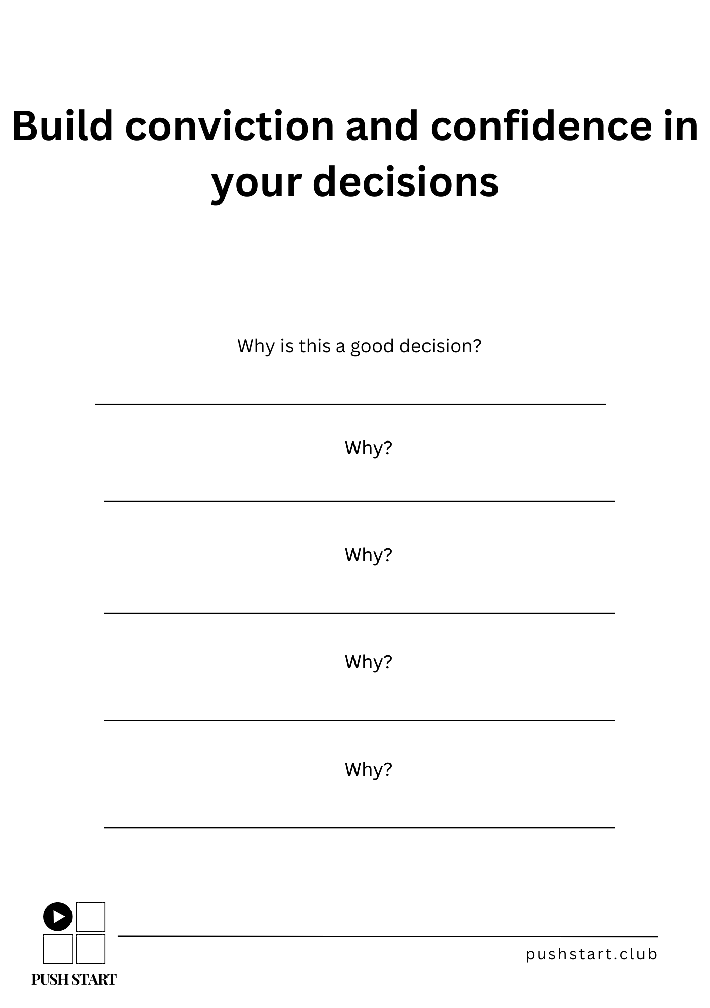 Daily Decision Pad